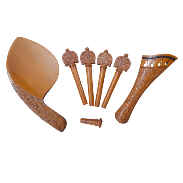 Violin Harp model boxwood curved set