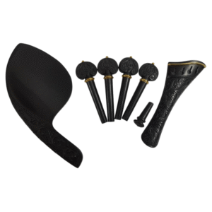 violin-ebony-carved-accessories-gold-plated-Harp-Model