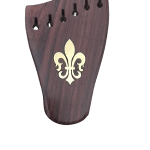 Guitar Tailpiece Small - 4.5 inches w/bracket in Rosewood with design engraved